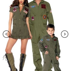 Women’s and Men’s Top Gun Costumes